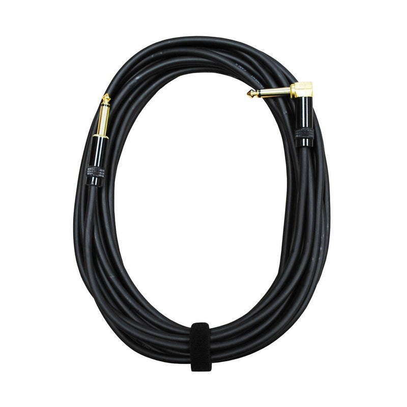 AUDIO 2000'S Audio 2000s E28125 1/4" TS Right Angle to 1/4" TS 25 Feet Audio Cable - Image 2